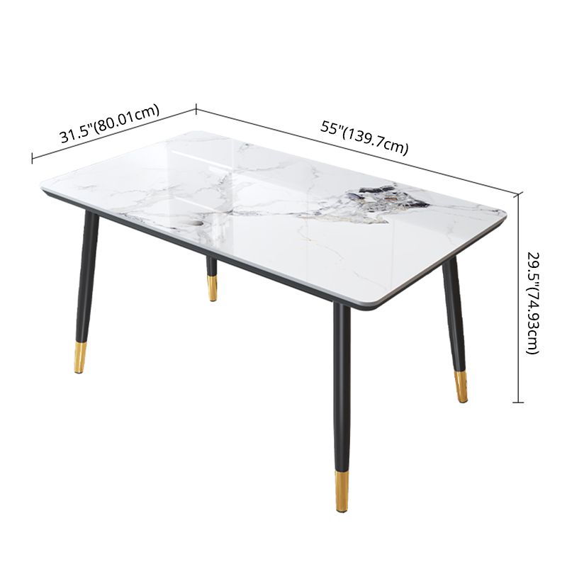 Contemporary Fixed Dining¬†Room¬†Table¬†Set with 4 Legs Base Kitchen Dining Furniture Clearhalo 'Dining Room Sets' 'Dining Tables & Seating' 'dining_room_set' 'furn' 'furn_dining_room_set' 'Furniture' 'furniture_dining_room_set' 'Kitchen & Dining Furniture' 'kitchen&dining_furn' 'kitchen' 1200x1200_d57b0ce2-b02e-4a80-979e-91fa53de12b4