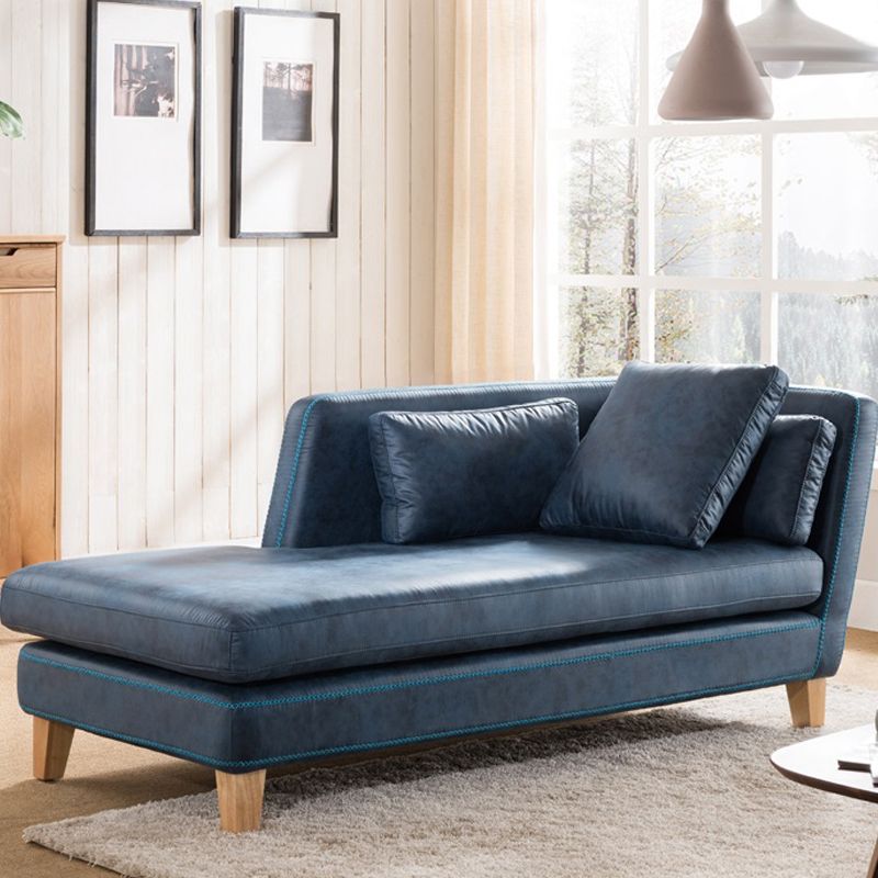 Scandinavian Upholstered Chaise Lounge Couch One Armed Chaise Lounge Clearhalo 'Chairs & Seating' 'Chaise Lounge' 'chaise_lounge' 'furn' 'furn_chaise_lounge' 'Furniture' 'Living Room Furniture' 1200x1200_d57d92c7-d610-4b64-8fde-f3e4354ef6e0