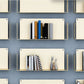 1 Shelf Closed Back Bookshelf Glam Metal Floating Horizontal Bookcase Clearhalo 'Bookcases' 'furn' 'furn_bookcases' 'Furniture' 'Office Furniture' 1200x1200_d5858099-2c2b-4038-b775-bb9f6dd83fb6