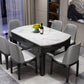 4 Legs Contemporary Dining Room Table Solid Wood Dining Site Table Clearhalo 'Dining Tables & Seating' 'Dining Tables' 'dining_table' 'furn' 'furn_dining_table' 'Furniture' 'Kitchen & Dining Furniture' 1200x1200_d585a3f7-eeee-41f2-a435-15a558f8587b