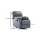 30.7" Wide Standard Recliner Manual-Push Botton Recliner Chair