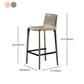 Coffee Shop Low Back Bar Stool Contemporary Leather Square Counter Chair Clearhalo 'Bar Furniture' 'Bar Stools' 'bar_stools' 'furn' 'furn_bar_stools' 'furniture_bar_stools' 'Kitchen & Dining Furniture' 'kitchen&dining_furn' 'kitchen' 'kitchen_furn' Furniture' 1200x1200_d58ad124-3166-47b4-a1a6-ff01c9d52a6c