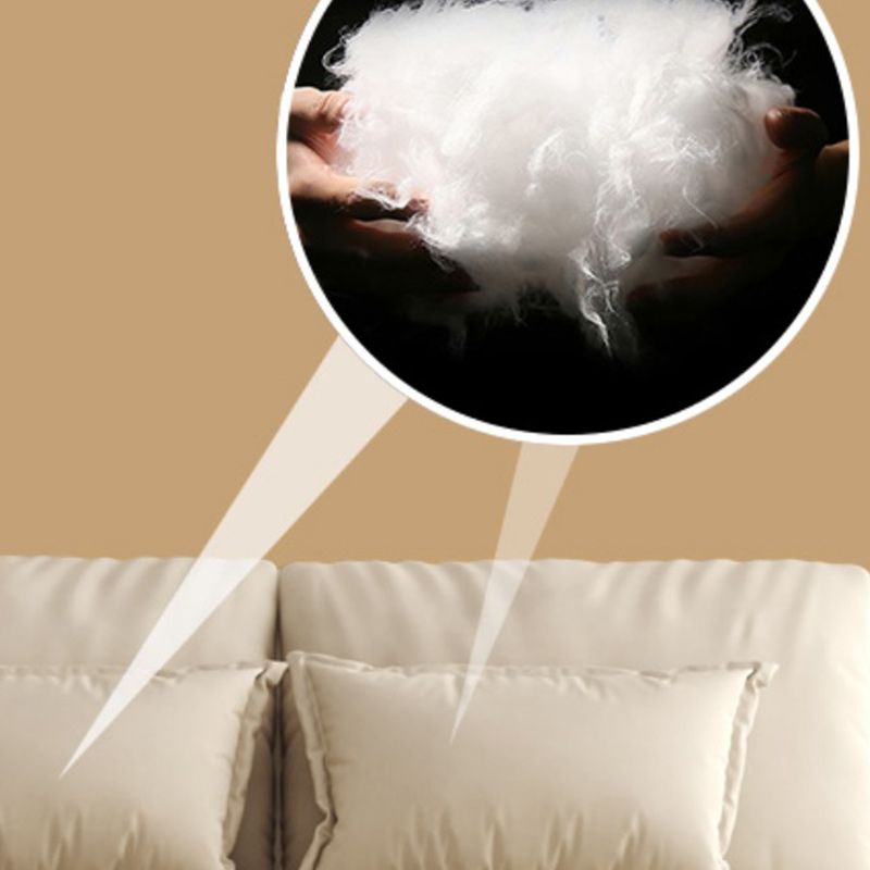 Sofá de cuero sintético contemporáne