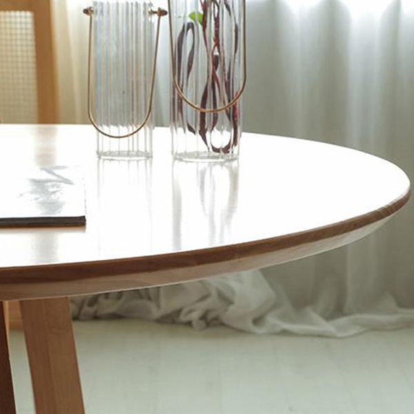 Contemporary Oval Dining Table Solid Wood Dining Table with Sled Base Clearhalo 'Dining Tables & Seating' 'Dining Tables' 'dining_table' 'furn' 'furn_dining_table' 'Furniture' 'furniture_dining_table' 'Kitchen & Dining Furniture' 'kitchen' 'kitchen_dining_table' 1200x1200_d58c93fd-e115-4f4c-9ab4-3f1d12affc9d