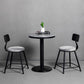Industrial Gray Bar Table Faux Marble White 21.6" Round Top Bistro Table for Cafe Clearhalo 'Bar Furniture' 'Bar Tables' 'bar_tables' 'furn' 'furn_bar_tables' 'Furniture' 'furniture_bar_tables' 'Kitchen & Dining Furniture' 'kitchen&dining_furn' 'kitchen' 1200x1200_d58f4e15-793b-4c4b-a7f3-dc498ff19ed0