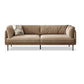 80"High Faux Leather Tuxedo Arm Sewn Pillow Back Sofa, Living Room Clearhalo 'furn' 'furn_sofas' 'Furniture' 'furniture_sofas' 'kitchen' 'kitchen_sofas' 'Living Room Furniture' 'Sofa' 'sofas' 1200x1200_d5918025-240b-4d49-97d6-f006616a92a7
