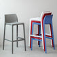 Nordic Style Bar-stool Plastic Counter Bar Stool with 4 Legs for Home