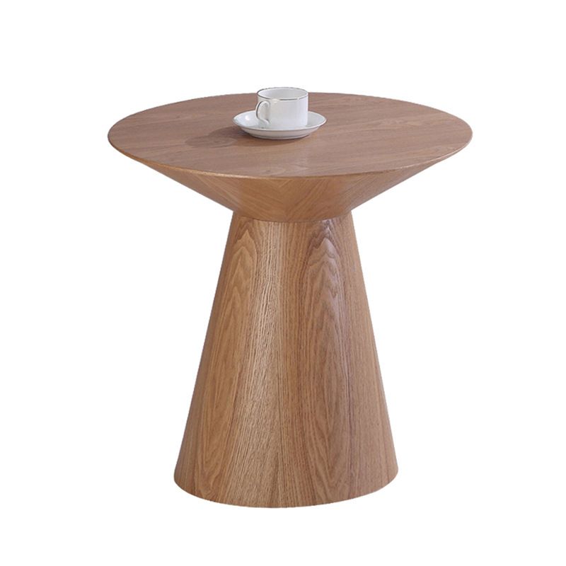 Mesa contemporánea de la sala de estar de madera maciza/mesa de pedestal cuadrado