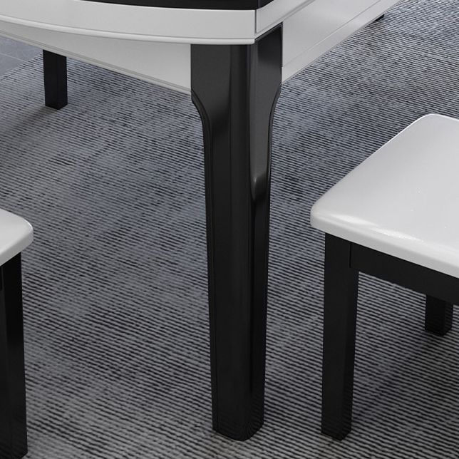 Modern Kitchen Dining Room Set with Sintered Stone Top and Black Base Dining Furniture Set Clearhalo 'Dining Room Sets' 'Dining Tables & Seating' 'dining_room_set' 'furn' 'furn_dining_room_set' 'Furniture' 'furniture_dining_room_set' 'Kitchen & Dining Furniture' 'kitchen&dining_furn' 'kitchen' 1200x1200_d594616f-52cf-4df0-ba40-ef458b9a6dcd