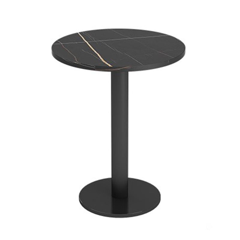 Industrial Style Sintered Stone Dinner Room Kitchen Table Black Table with Black Frame Clearhalo ' dining_table' 'Dining Tables & Seating' 'Dining Tables' 'furn' 'furn_dining_table' 'Furniture' 'furniture_dining_table' 'Kitchen & Dining Furniture' 'kitchen&dining_furn' 'kitchen' 'kitchen_dining_table' 1200x1200_d595f890-8a1d-45ab-92a3-7a7d5955c590