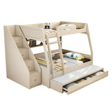 Solid Color Wood Bunk Bed Modern No Distressing Mattress Included Bunk Bed Clearhalo 'Bedroom Furniture' 'Beds' 'furn' 'furn_beds' 'Furniture' 1200x1200_d598e6b6-e246-4514-9503-544543bde545