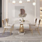 Luxury 1/2/5/7/9 Pieces Dining Set Sintered Stone Dining Table with Leather Chairs Clearhalo 'Dining Room Sets' 'Dining Tables & Seating' 'dining_room_set' 'furn' 'furn_dining_room_set' 'Furniture' 'furniture_dining_room_set' 'Kitchen & Dining Furniture' 1200x1200_d59be65a-12c5-4dd0-bd1c-c8f17031553a