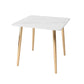 Glam Style Stone Top Dining Table with Gold 4 Legs for Living Room Clearhalo 'Dining Tables & Seating' 'Dining Tables' 'dining_table' 'furn' 'furn_dining_table' 'Furniture' 'Kitchen & Dining Furniture' 1200x1200_d59c7794-068c-4542-8ca5-06db7f30fa2d