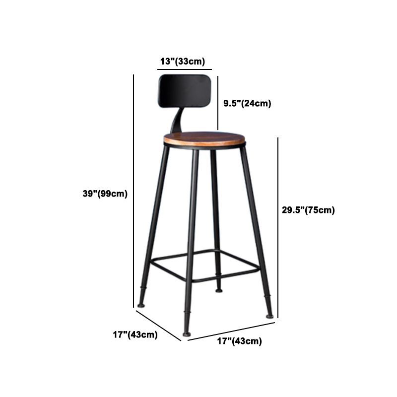 1/4/5/7 Pieces Industrial Iron Bar Table Set Rectangle Pine Wood Bistro Set with Footrest Clearhalo 'Bar Furniture' 'furn' 'furn_home_bar_bar_sets' 'Furniture' 'Home Bars & Bar Sets' 'home_bar_bar_sets' 'Kitchen & Dining Furniture' 1200x1200_d59d06c7-8301-449f-9ecf-ed6598d17dfe