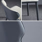 Modern Simple Side Chair Faux Leather Dining Chair for Living Room