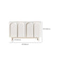 White Simple Stiple Sideboard Armadio ingegnerizzato tavolo a buffet in legno