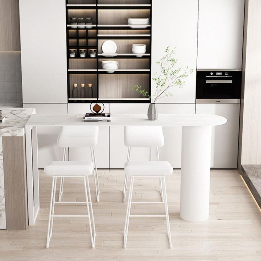 1/2/3/3/5 Pièces de table de pub de pierre fritte