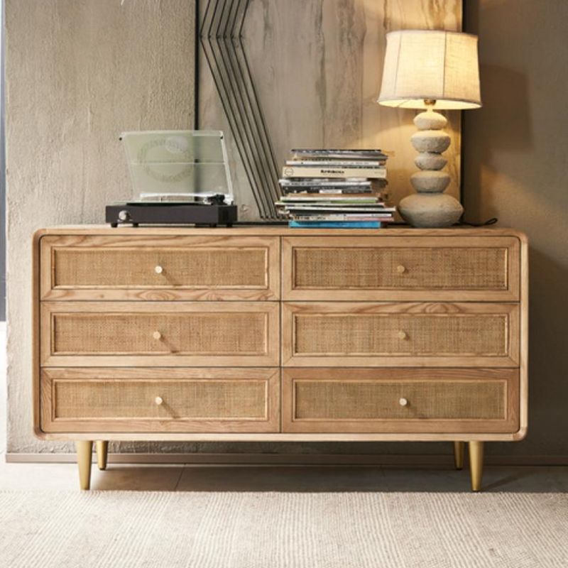 Contemporary Chest Solid Wood Knobs with Drawer Rectangle Accent Chest Clearhalo 'Cabinets & Chests' 'cabinets_chests' 'furn' 'furn_cabinets_chests' 'Furniture' 'Living Room Furniture' 1200x1200_d59fa7af-16c0-4d5a-987b-85efdbfa7c92
