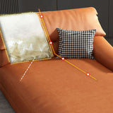 Modern Upholstered Chaise Lounge Leather Recessed Arms for Bedroom and Living Room Clearhalo 'Chairs & Seating' 'Chaise Lounge' 'chaise_lounge' 'furn' 'furn_chaise_lounge' 'Furniture' 'Living Room Furniture' 1200x1200_d5a015ae-50fd-4cd2-bc65-cd0b6da0e3b3