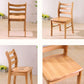 Morden Kitchen Wood Squar Dining Chair Ladder Back Stacking Dining Chair Clearhalo ' kitchen&dining_furn' 'Dining Chairs' 'Dining Tables & Seating' 'dining_chair' 'furn' 'furn_dining_chair' 'Furniture' 'furniture_dining_chair' 'Kitchen & Dining Furniture' 'kitchen' 1200x1200_d5a13abd-414d-49c4-ad20-6a66f5eae4c5