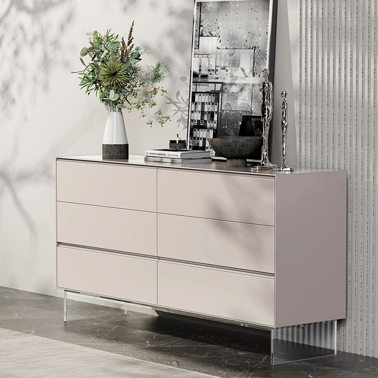 Tavolo da buffet bianco tavolo da cucina in stile moderno per sala da pranzo