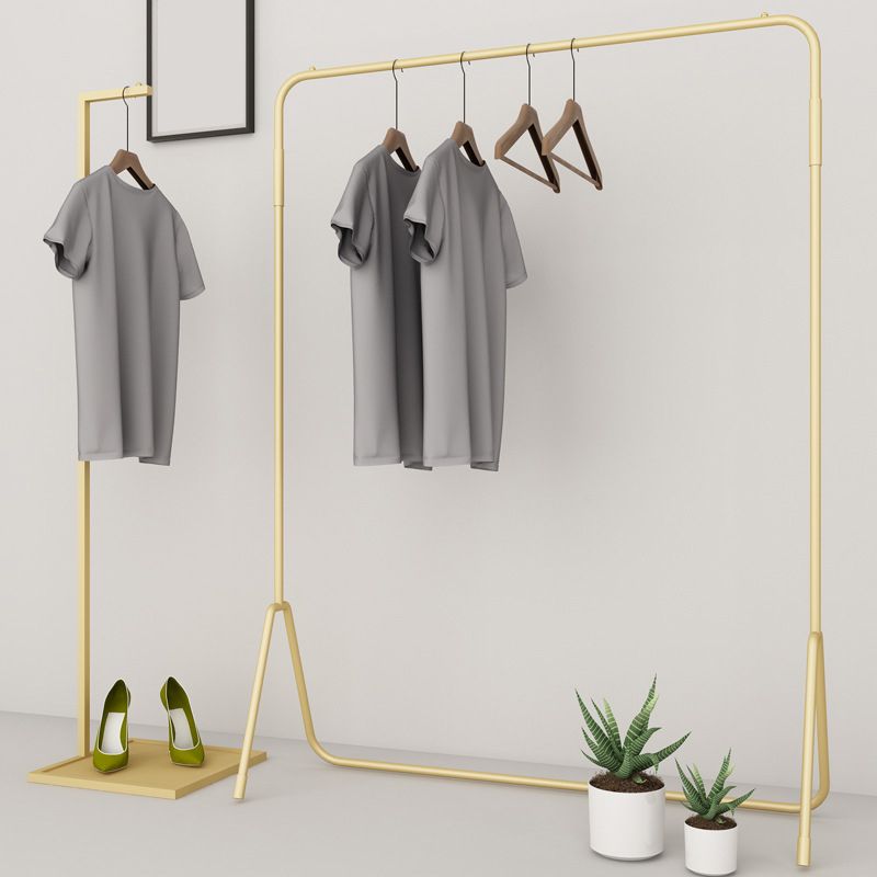 Luxurious Coat Hanger Free Standing Solid Color Metal Coat Rack Clearhalo 'Entry & Mudroom Furniture' 'furn' 'furn_hall_tree_coat_racks' 'Furniture' 'Hall Trees & Coat Racks' 'hall_tree_coat_racks' 1200x1200_d5a5c30b-afbc-48ef-b9c1-60b9ea336fd7