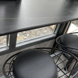 Sintered Stone Bistro Bar Tisch Fußstützen Metall Basisstangen Tisch für Wohnzimmer