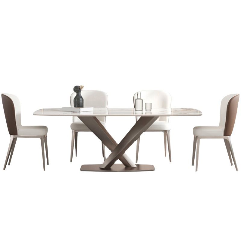Modern Dining Set Stone 1/4/5/7 Pieces Dining Furniture for Home