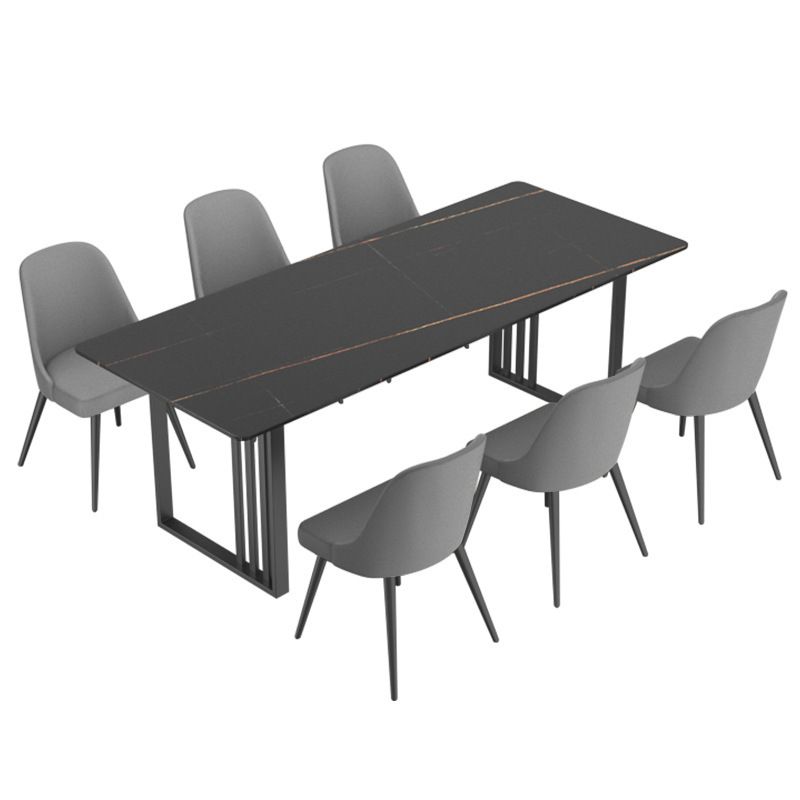 Industrial Style Office Desk Rectangular Sintered Stone Desk for Office Clearhalo 'furn' 'furn_office_desk' 'Furniture' 'Office Desks' 'Office Furniture' 'office_desk' 1200x1200_d5a97250-3ab4-41a5-817a-532801c438c2