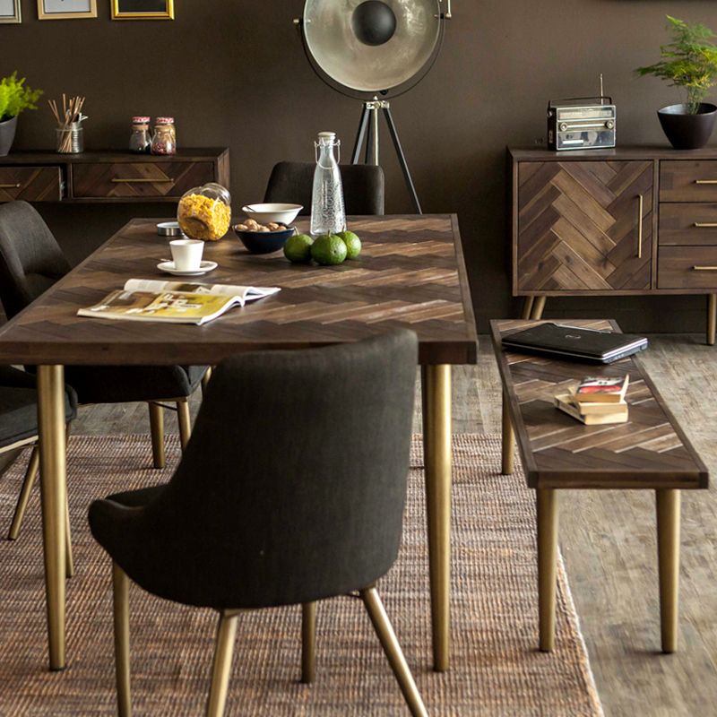 Traditional Luxury Pine Solid Wood Dining Table Rectangle 4 Legs Table for Dining Room Clearhalo ' dining_table' 'Dining Tables & Seating' 'Dining Tables' 'furn' 'furn_dining_table' 'Furniture' 'furniture_dining_table' 'Kitchen & Dining Furniture' 'kitchen&dining_furn' 'kitchen' 'kitchen_dining_table' 1200x1200_d5a98a40-cda4-46f7-b68d-cde1d258fda4