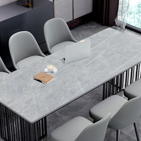 Modern Style 1/2/7 Pieces Dining Set with Gray Chair Kitchen Set for Dining Room Clearhalo 'Dining Room Sets' 'Dining Tables & Seating' 'dining_room_set' 'furn' 'furn_dining_room_set' 'Furniture' 'furniture_dining_room_set' 'Kitchen & Dining Furniture' 'kitchen&dining_furn' 'kitchen' 1200x1200_d5aa4b1d-d65f-41e2-a6fe-93dae3d2ff53