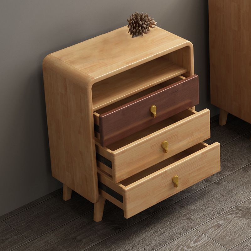 Modern & Contemporary Chest Rubberwood with Drawer Rectangle Accent Chest Clearhalo 'Cabinets & Chests' 'cabinets_chests' 'furn' 'furn_cabinets_chests' 'Furniture' 'Living Room Furniture' 1200x1200_d5ab40eb-0656-461a-a829-0d76a1364d0b