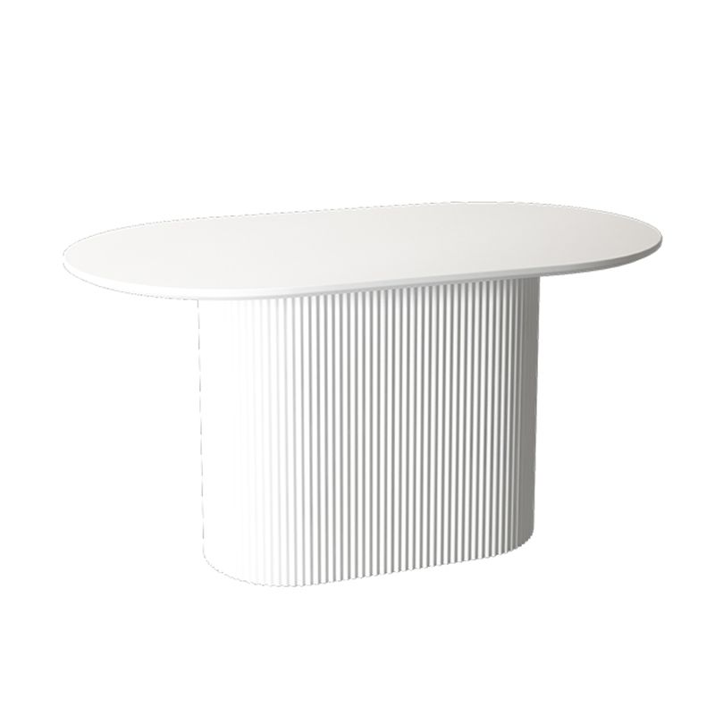 Pedestal Base Furniture Simplicity Style Oval Dining Room Collection for Home Clearhalo ' dining_table' 'Dining Tables & Seating' 'Dining Tables' 'furn' 'furn_dining_table' 'Furniture' 'furniture_dining_table' 'Kitchen & Dining Furniture' 'kitchen&dining_furn' 'kitchen' 'kitchen_dining_table' 1200x1200_d5ab6526-5d50-4647-9330-2c01974e09a3