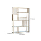 70,9 "H glam metal bookshelf oro etagere scaffale per sala studio