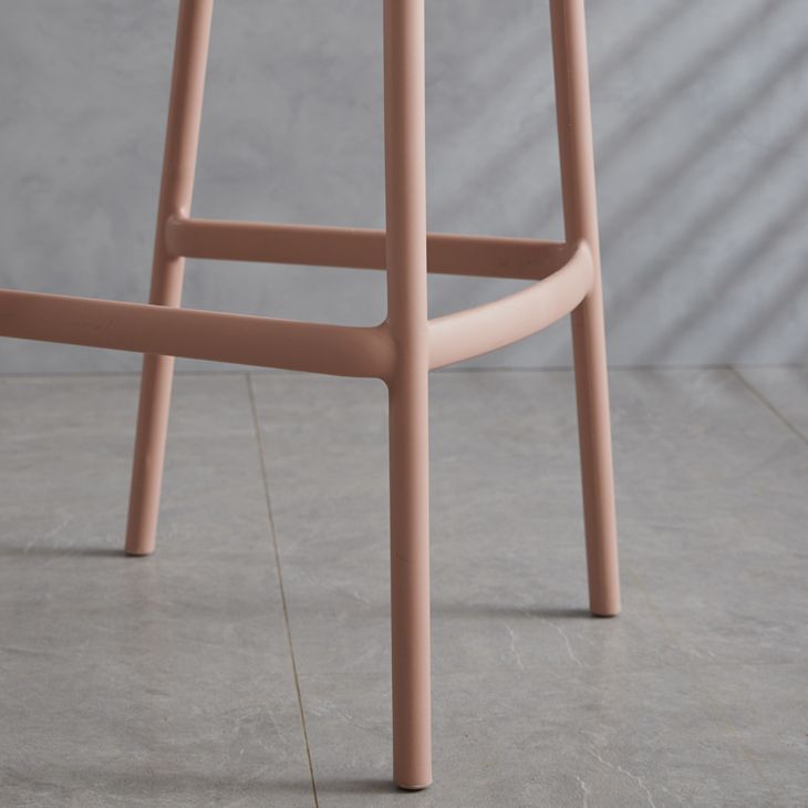 Modern Style Stackable Bar-stool Plastic Counter Bar Stool for Home Clearhalo 'Bar Furniture' 'Bar Stools' 'bar_stools' 'furn' 'furn_bar_stools' 'Furniture' 'furniture_bar_stools' 'Kitchen & Dining Furniture' 1200x1200_d5acd5ef-d0a2-4277-bf4f-962bd211ba0e