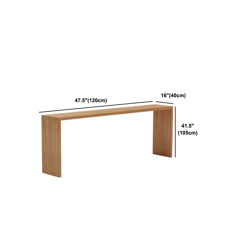 1/5/9 Pieces Luxurious Rectangular Pub Table Set Wooden Counter Table with Backless Stools Clearhalo 'Bar Furniture' 'furn' 'furn_home_bar_bar_sets' 'Furniture' 'Home Bars & Bar Sets' 'home_bar_bar_sets' 'Kitchen & Dining Furniture' 1200x1200_d5ad683a-b826-4afb-8894-35548ff3f06f