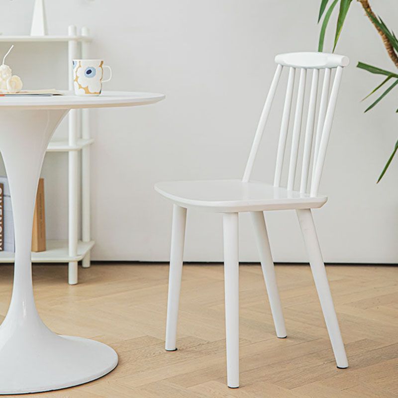 Contemporary Homestay Slat Back Side Chair Solid Wood Dining Chair for Kitchen Clearhalo ' kitchen&dining_furn' 'Dining Chairs' 'Dining Tables & Seating' 'dining_chair' 'furn' 'furn_dining_chair' 'Furniture' 'furniture_dining_chair' 'Kitchen & Dining Furniture' 'kitchen' 1200x1200_d5ae0481-3fdb-4aae-93c3-a3016ddfde5c