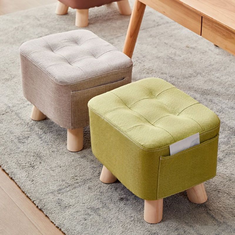 Modern Rectangle Standard Scratch Resistant Pure Color Standard for Living Room Clearhalo 'furn' 'furn_ottomans_poufs' 'Furniture' 'Living Room Furniture' 'Ottomans & Poufs' 'ottomans_poufs' 1200x1200_d5af2e77-9386-42e3-b28e-ba47ac9166a5