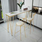 Glam Style Rectangle Bar Table Bar-Height Bistro Pub Table with 4 Legs Clearhalo 'Bar Furniture' 'Bar Tables' 'bar_tables' 'furn' 'furn_bar_tables' 'Furniture' 'Kitchen & Dining Furniture' 1200x1200_d5b31b6d-85b8-4251-89cf-a78d427e185b