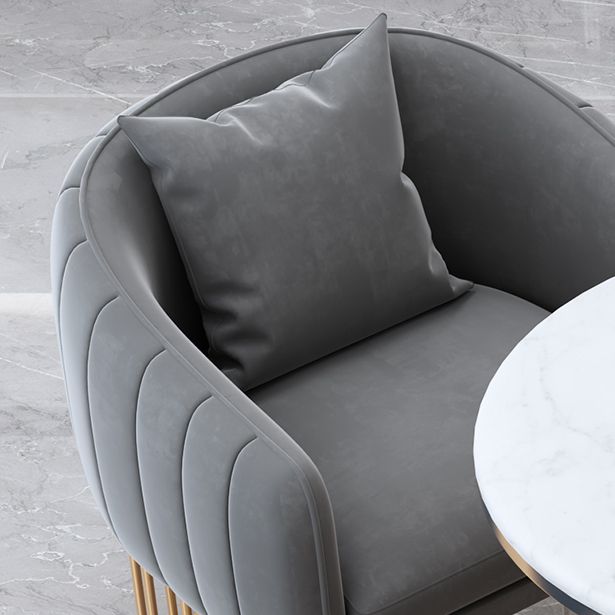 Scandinavian Style Sintered Stone Top Dining Sets with Round Table Dining Room Set for Dining Room Clearhalo 'Dining Room Sets' 'Dining Tables & Seating' 'dining_room_set' 'furn' 'furn_dining_room_set' 'Furniture' 'furniture_dining_room_set' 'Kitchen & Dining Furniture' 'kitchen&dining_furn' 'kitchen' 1200x1200_d5b3e715-7159-4dc1-853a-233670dfd7e7