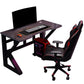 Kabelmanagement Gaming Desk Ergonomische rechteckige Computertisch für Zuhause