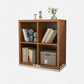 Contemporary Engineered Wood Bookshelf Closed Back Shelf Bookcase for Home
