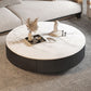 Metal Drum Coffee Table with Storage Round Cocktail Table in Black Clearhalo 'Coffee & Accent Tables' 'Coffee Tables' 'coffee_tables' 'furn' 'furn_coffee_tables' 'Furniture' 'Living Room Furniture' 1200x1200_d5b4d3fa-bbbb-4be2-a6cd-c83a1671ce02