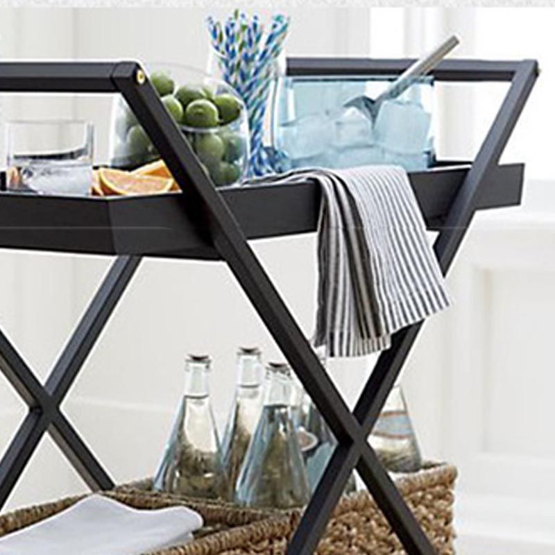 27.56 "H ROLLING TABLE DE PREP moderne Table de préparation rectangulaire en bois pour usage domestique