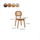 Solid Wood Dining Room Chairs Industrial Style Open Back Side Chair