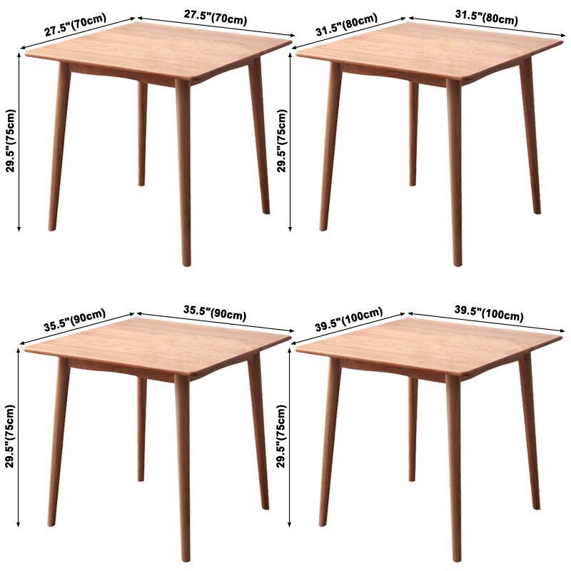 Contemporary Style 4-foot Furniture Solid Wood Dining Table Rectangle for Home Clearhalo ' dining_table' 'Dining Tables & Seating' 'Dining Tables' 'furn' 'furn_dining_table' 'Furniture' 'furniture_dining_table' 'Kitchen & Dining Furniture' 'kitchen&dining_furn' 'kitchen' 'kitchen_dining_table' 1200x1200_d5bd5bd1-8310-456d-8773-c8d3a30d0303