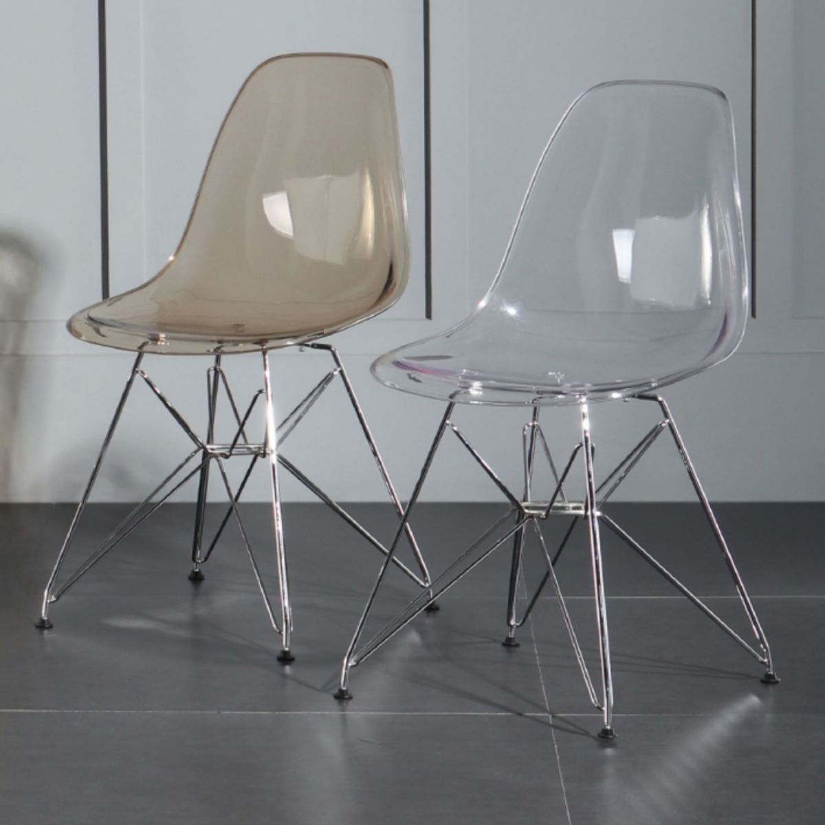 Contemporary Style Kitchen Metal Dining Chairs Armless Dining Side Chairs Clearhalo ' kitchen&dining_furn' 'Dining Chairs' 'Dining Tables & Seating' 'dining_chair' 'Furniture' 'furniture_dining_chair' 'Kitchen & Dining Furniture' 'kitchen' 1200x1200_d5bdb046-a000-4897-85fd-6f1cb004db6e