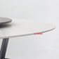 Set dinette moderno Set tavolo da pranzo rotondo con piano in pietra sinterizzata da 1/4/5/7 pezzi con piatto girevole