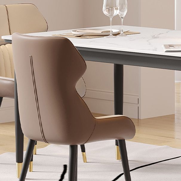 Nordic 1/4/5/7 Pieces Dining Set Rectangle Stone Dining Table for Dining Room Kitchen Clearhalo 'Dining Room Sets' 'Dining Tables & Seating' 'dining_room_set' 'furn' 'furn_dining_room_set' 'Furniture' 'Kitchen & Dining Furniture' 1200x1200_d5bf18eb-9492-40a1-b9f7-235f9b79b0ff