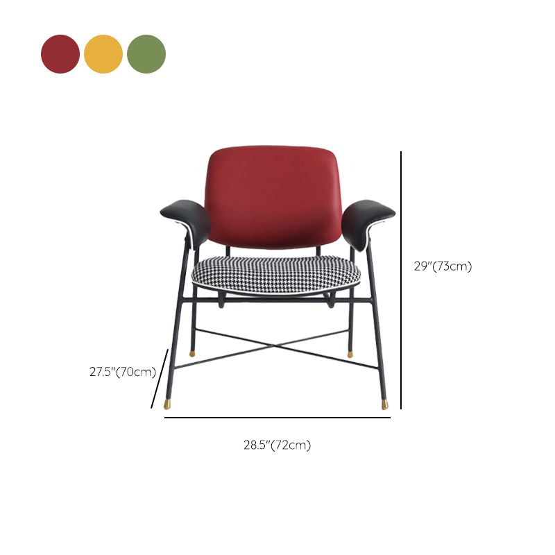 Mid-century Modern Accent Armchair Fixed Back Armchair for Living Room Clearhalo 'Accent Chairs' 'accent_chairs' 'Chairs & Seating' 'furn' 'furn_accent_chairs' 'Furniture' 'Living Room Furniture' 1200x1200_d5bfee50-f6aa-487b-a593-8f08328e91b5